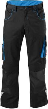FORTIS H-Bundhose 24, schwarz/türkis, Gr. 27