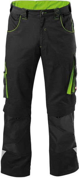 FORTIS H-Bundhose 24, schw./limegreen, Gr. 32