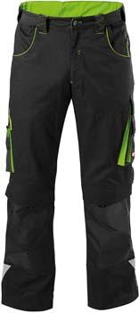 FORTIS H-Bundhose 24, schw./limegreen, Gr. 110