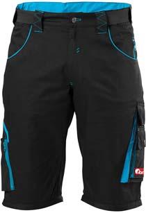 FORTIS Herren Bermuda 24,schwarz/türkis, Gr. 64