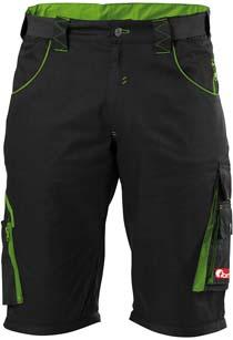 FORTIS Herren Bermuda 24,schw./limegreen, Gr. 64
