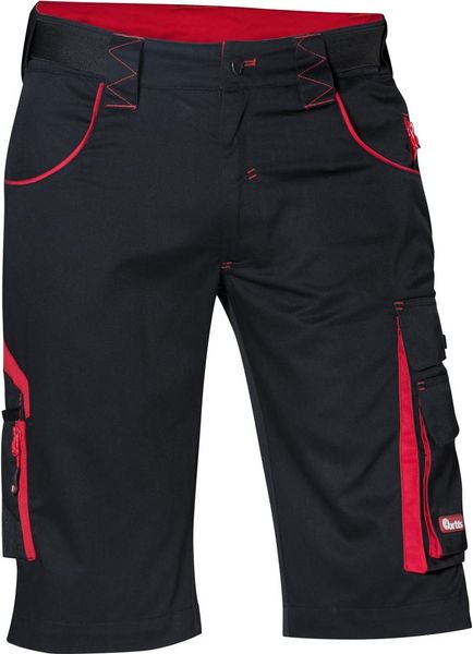 FORTIS Herren Bermuda 24,schwarz/rot Gr.56