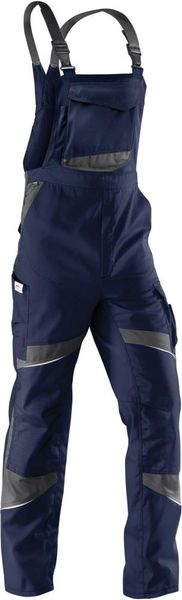 Latzhose ACTIVIQ high, Gr. 54, dkl.blau/anthr.