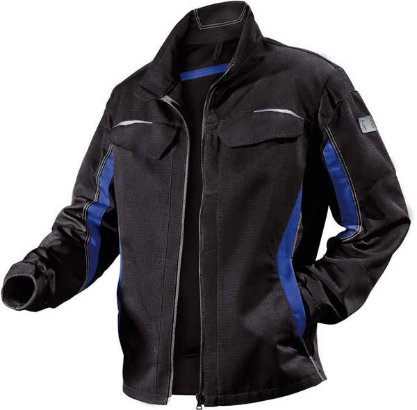 Jacke PULSSCHLAG,Gr. 60, schwarz/kornblau