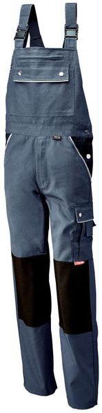 Latzhose,Canvas,320 g/qm,Gr.52,grau