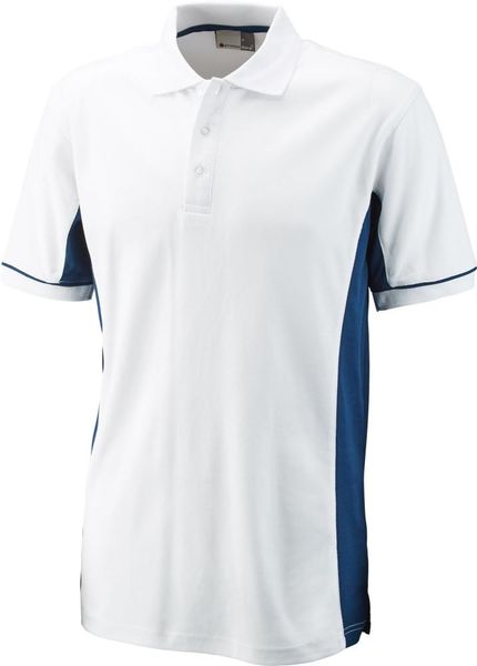Poloshirt Function Cont.,Gr.2XL,weiß-indigo