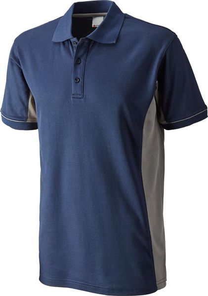 Poloshirt Function Cont. navy-grau Gr.L