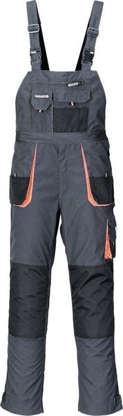 Latzhose 3229, Gr. 58, dunkelgrau