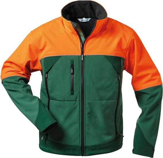 lag130846.jpg Forstjacke Sanddorn, Softshell,Gr.M,grünorange