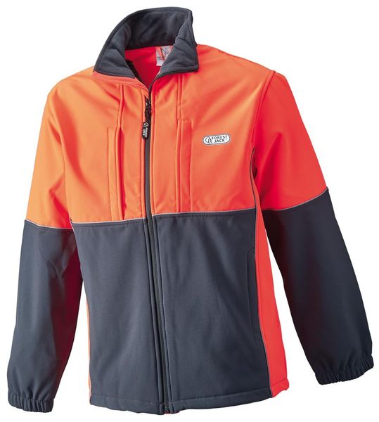 pra103591.jpg Jacke,Softshell,Gr.3XL, anthrazit/leuchtrot