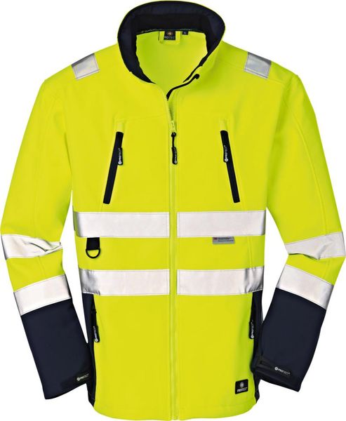 JackePittsburgh,Softshellleuchtgelb/navy,Gr.L