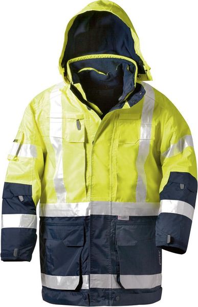 Warnparka Jekyll, Gr. 3XL, gelb/blau