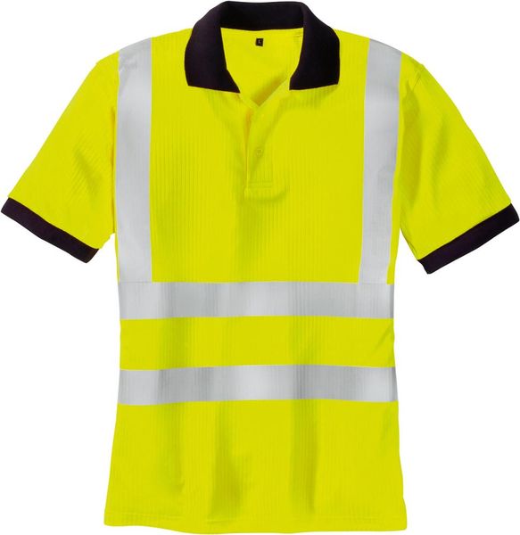 Warnschutz-Polo-SYLT, leuchtgelb, Gr. 2XL