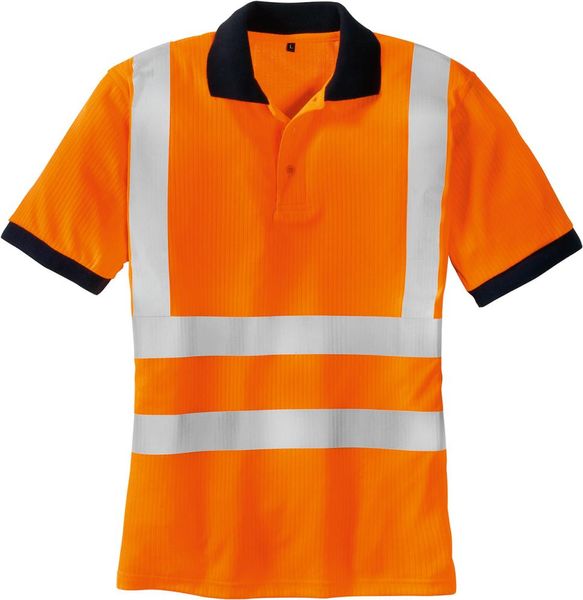 lag176391.jpg Warnschutz-Polo-SYLT, leuchtorange, Gr. S