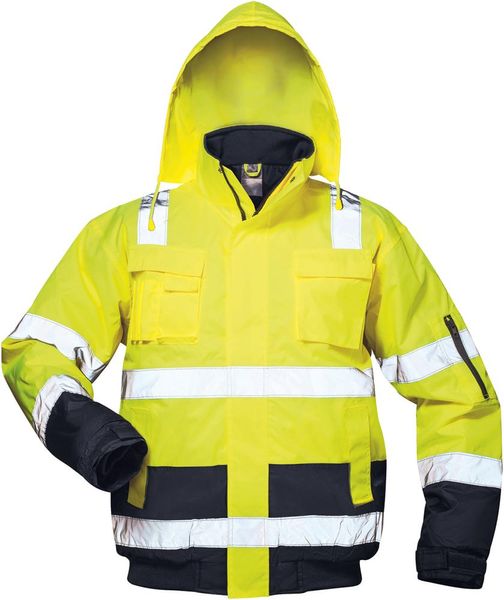 lag156253.jpg Warnpilotenjacke Axel,Gr.L,gelb/blau