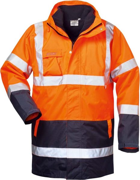 Warnparka Travis, Gr. XL, orange/marine