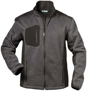 Strickjacke Innsbruck, Gr. 2XL, grau/schwarz