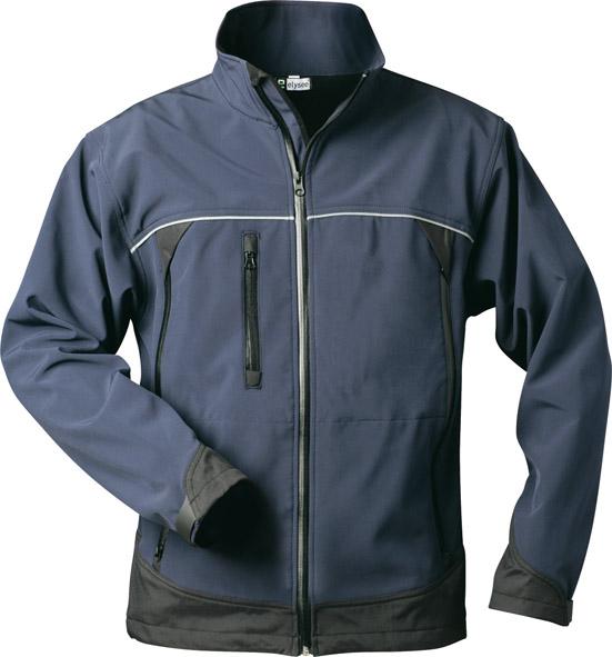 Jacke Gamma, Softshell, Gr.L, marine/schwarz