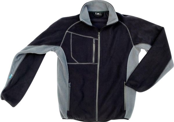 lag140889.jpg Fleecejacke Champ, Gr.2XL, schw./grau Excess