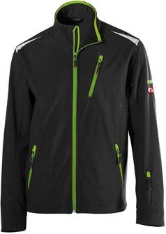 FORTIS Herren Jacke 24, schw./limegreen, Gr. XXL