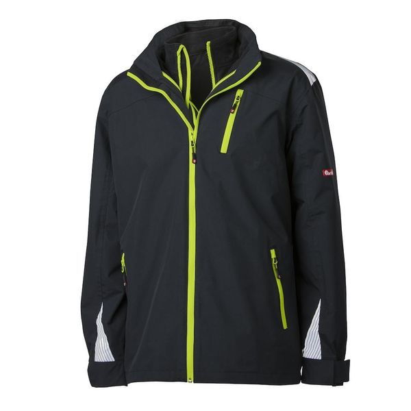 FORTIS 3-in-1Jacke 24, schw./lime,Gr.L