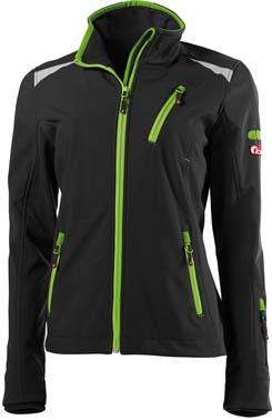 lag156313.jpg FORTIS Damen Jacke 24, schw./limegreen, Gr. XXL