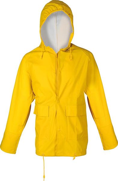 Jacke, PU-Stretch, Gr. 3/58-60, gelb