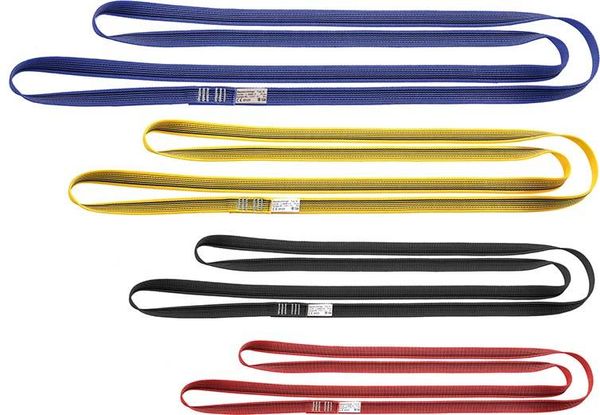 Bandschlinge LOOP 25mm, 0,8 m,26 kN,grau