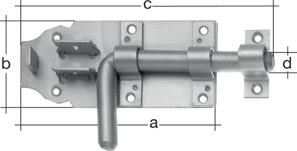 Bolzenriegel 164/K3Z/160 mm
