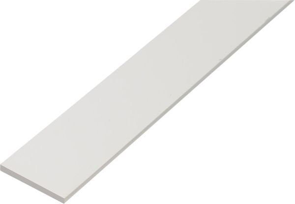 Flachstange KST,weiß,25x2/2m