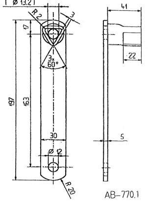 Dreikantschlüssel 17mm