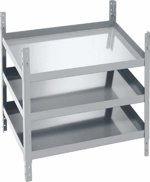PROC-S30Schrägboden 3xBodSilverprof SS30silbergrau
