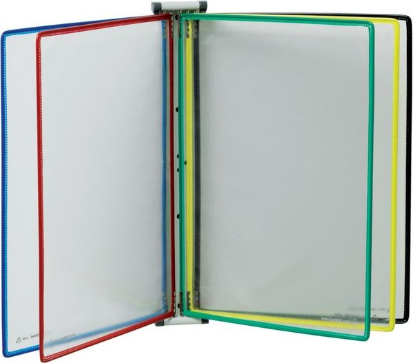 Wandsichttafelsystem A4 magnet. m. 5 Tafeln