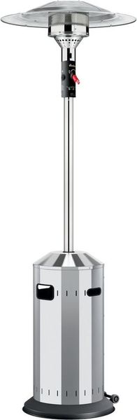 Terrassenheizung EleganceEdelstahl, Blank / Silber