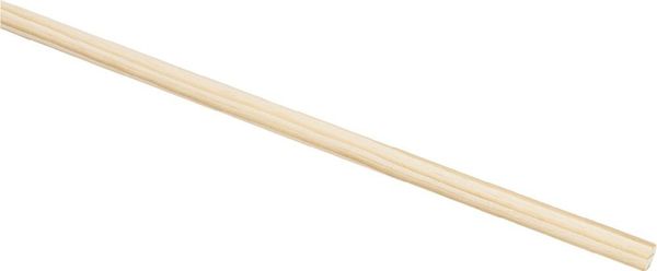 Holzbesenstiel 24 mm 120 cm, Rundkopf