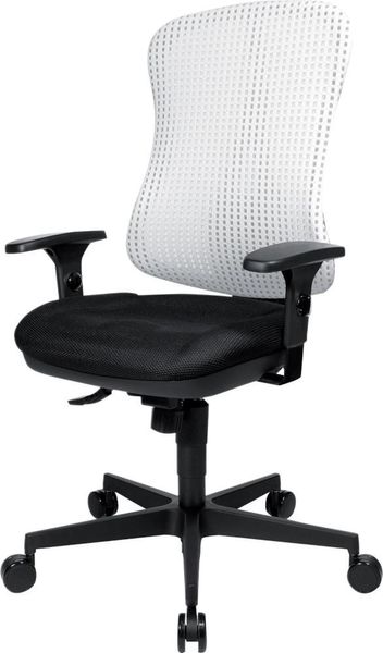 Drehstuhl Head Point SY schwarz/weiss,Netzr.