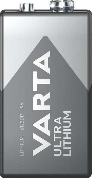 Batterie Professional Lithium 9V E-Block Blister a 1 Stück VARTA