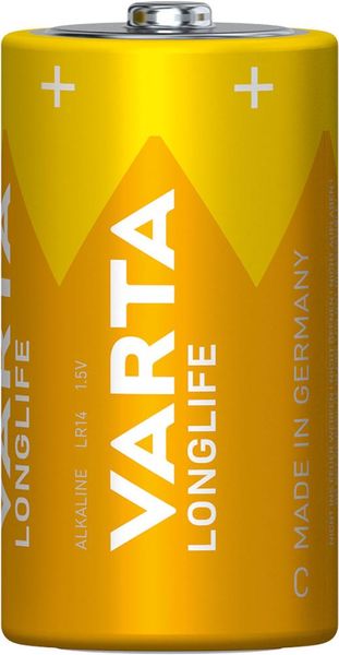 VARTA Longlife Extra Baby/C/LR14 6er Folie, 1,5V
