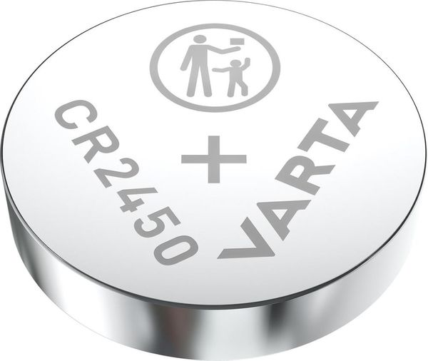 VARTA Electronics LithiumCR 2450, 3V, 1 Blister