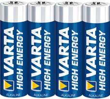 Varta Alkali High Energy AA 4x Fol