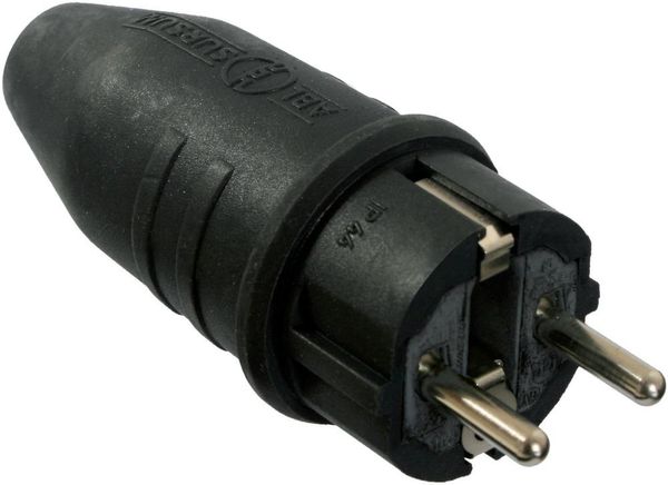 Vollgummi-Stecker 230V / 10/16A