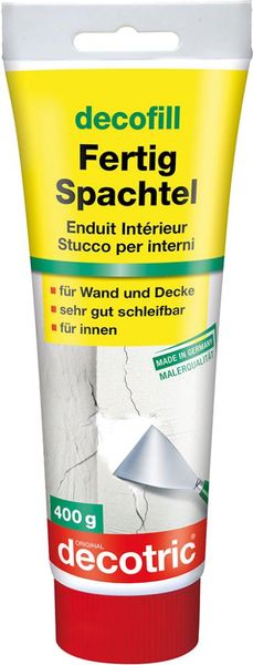 Decofill Fertigspachtel 400 g Tube,innen decotric