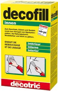 Decofill Spachtelmasse 1 kg, innen decotric