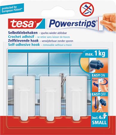 Powerstrips Haken Small Classic weiss