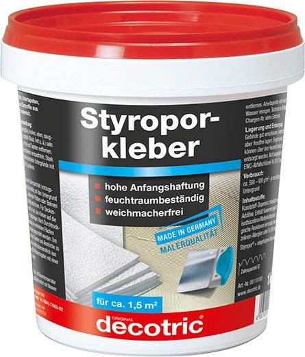Styroporkleber 1 kg gebrauchsfertig decotric