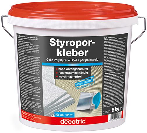 Styroporkleber 8 kg,Eimergebrauchsfertig decotric