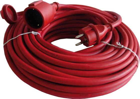 Gummi-Verlängerung 25 m, rot, H07RN-F3G1,5