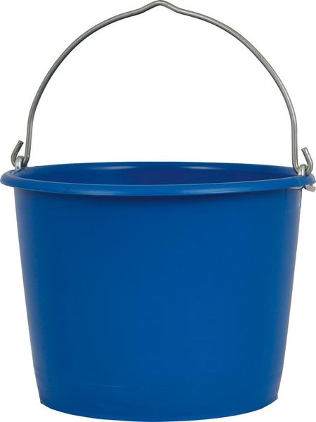 Baueimer 12 L blau m. Metalösenbügel 6mm