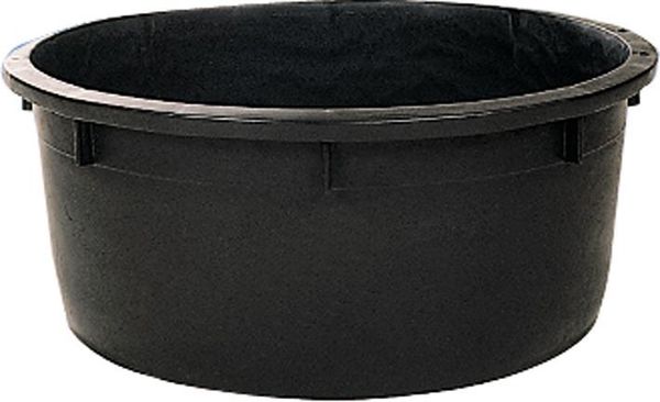 Spezialkübel rund, schwarz 120 L