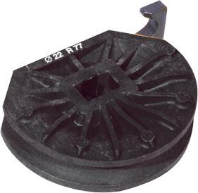 Biegesegment u GleitstückD 22 R77 Roller Roller